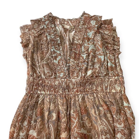 Ulla Johnson Samara Dress Size 10 in Feldspar, Neutral/metallic, NWT - Picture 7 of 14
